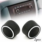 2x Rear Radio Control Knob Button for Chevrolet Silverado 1500 / Sierra 1500