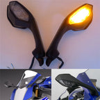LED Turn Signal Rear View Mirror for Yamaha YZF-R1 YZF-R6 YZF-R1S R1M (2015–2023)