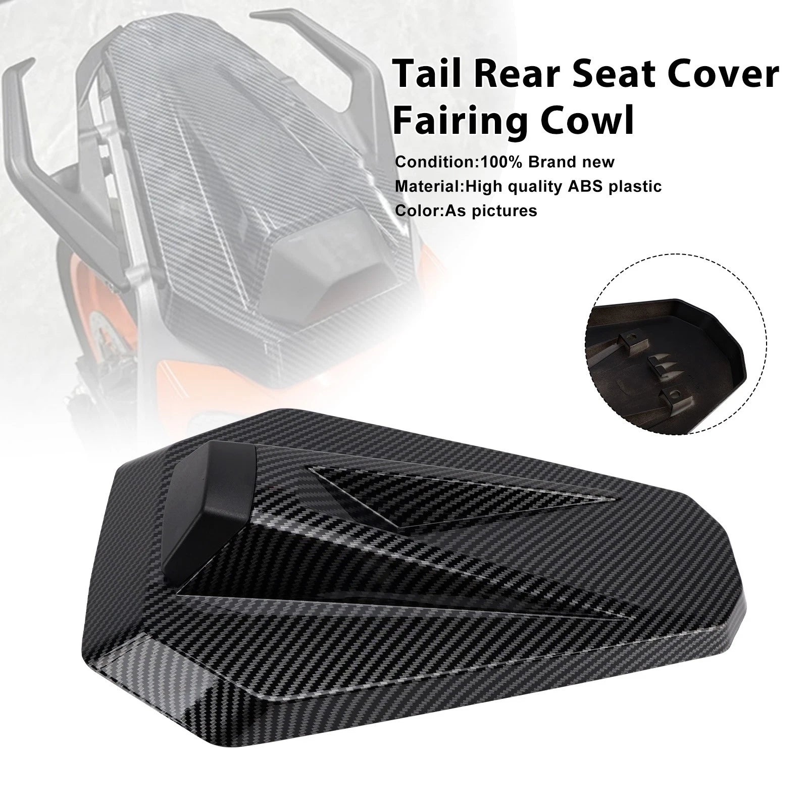 Tail Rear Seat Cover Fairing Cowl for 390 Duke (2024–2025) Carbon