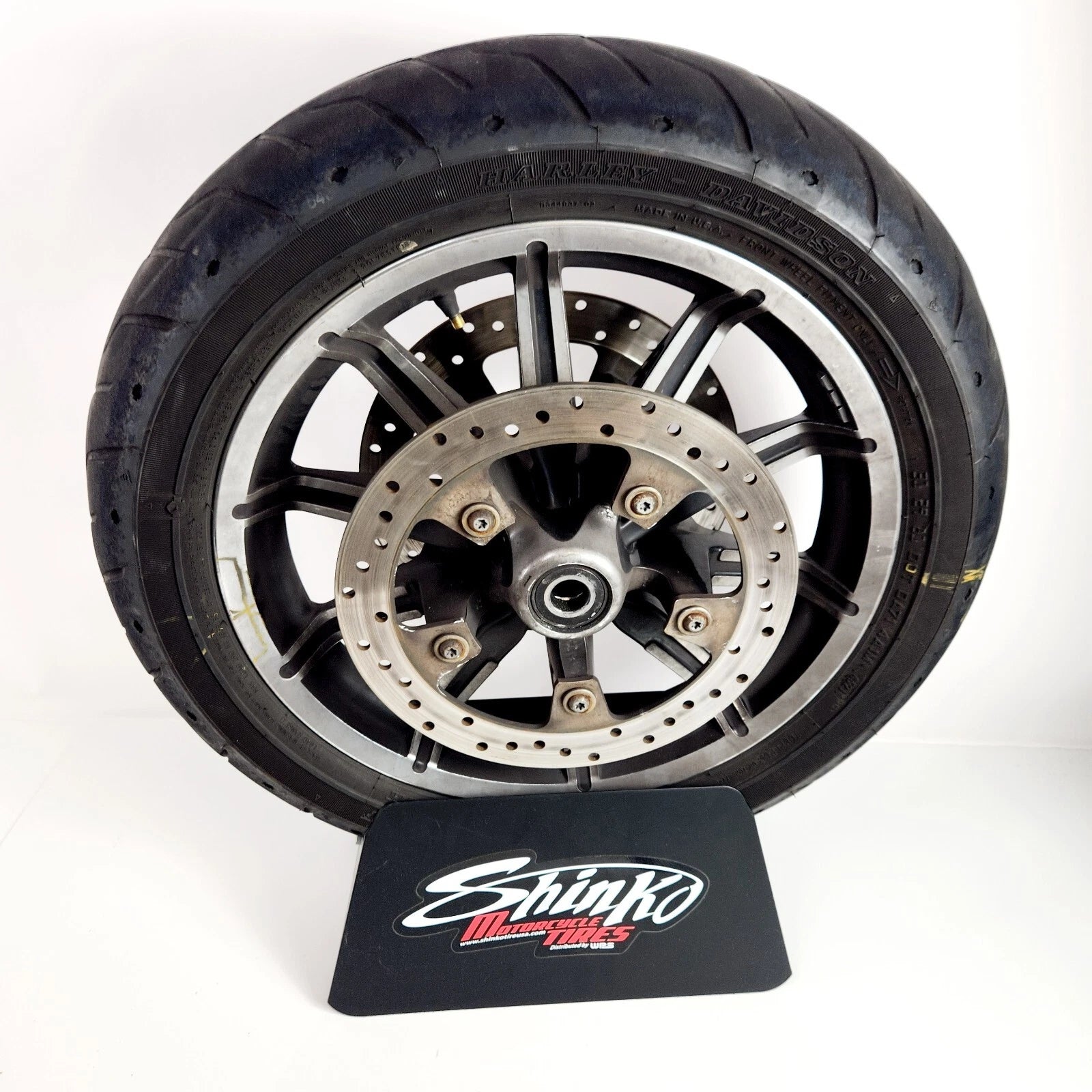 Front Wheel 10 Spoke 17x3 with Rotors for Harley-Davidson Touring (2009–2024)