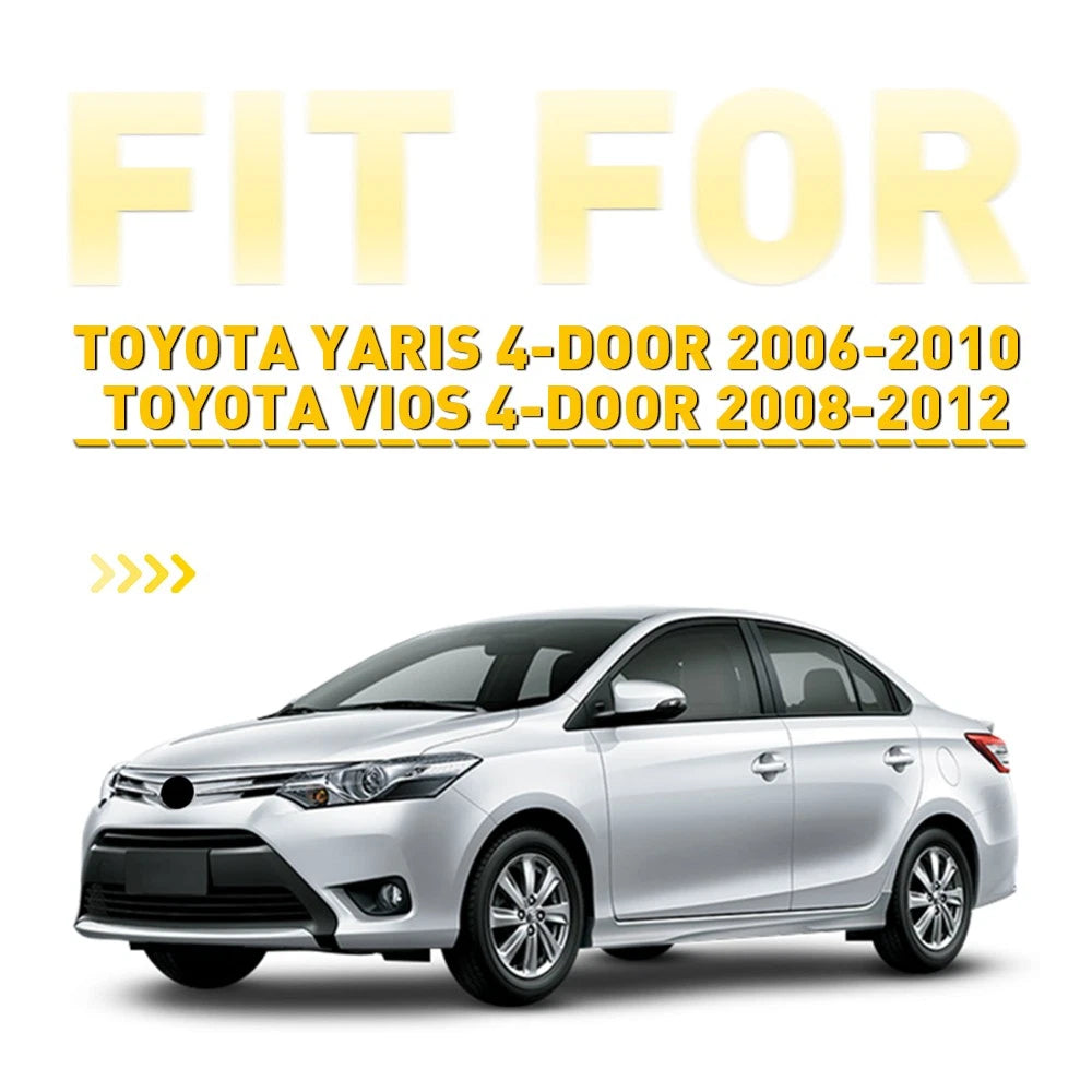 Pair Windshield Wiper Cowl Covers for Toyota Yaris (2006-2010)