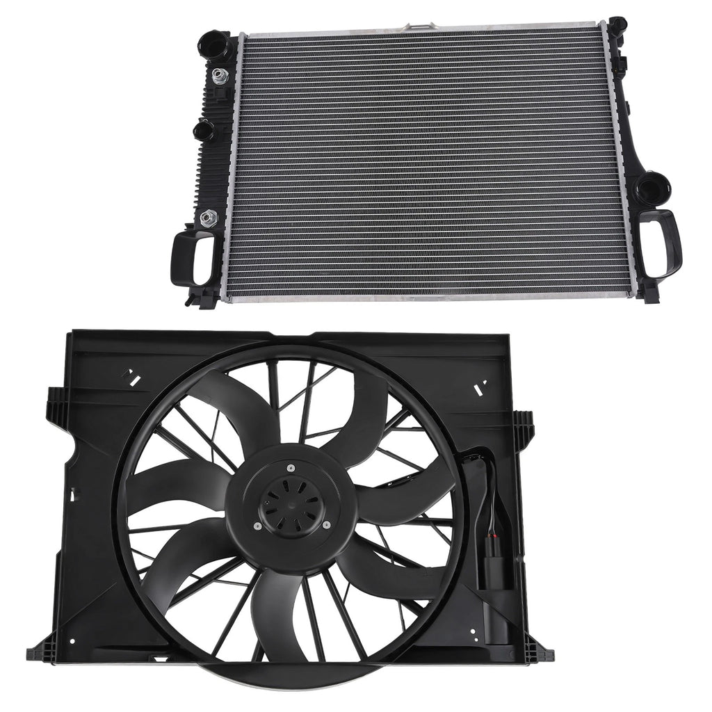 Radiator & Cooling Fan Assembly for Mercedes-Benz CLS55 AMG (2006)