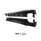 Set of 2 Nerf Bar Side Steps for Mercedes ML350 W166 (2012–2015) GLE (2016–2018) Black Heavy Duty