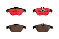 Set of 4 Rear Brake Pads for Mercedes W204 C204 A207 C207 (NAO Ceramic)