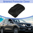 Microfiber Leather Armrest Protector Cover for Nissan Rogue (2014–2020)