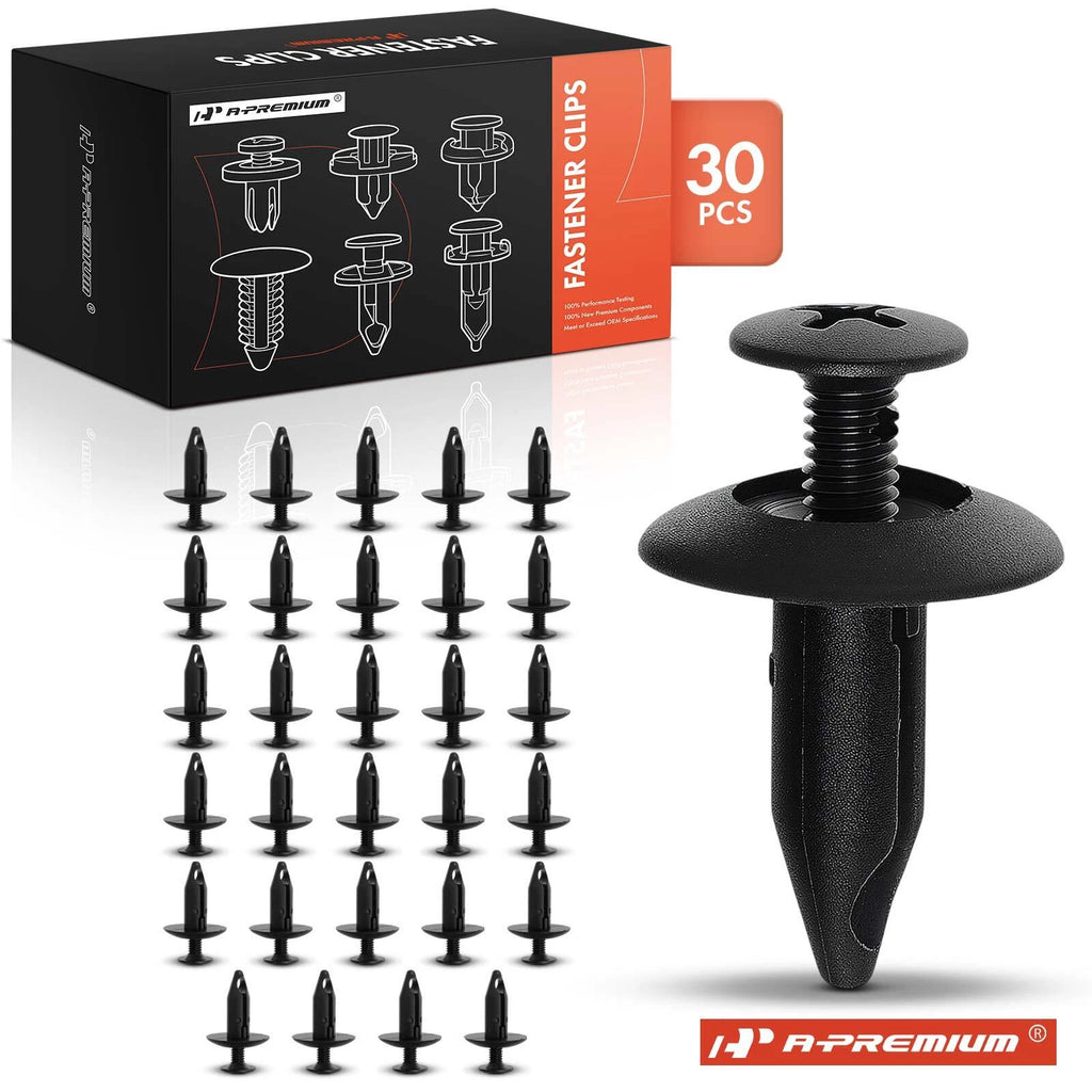 30Pcs Screw-Type Bumper Trim Clips for Ford GM 