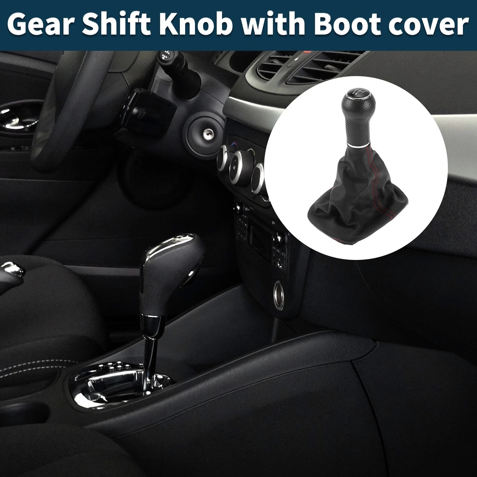 5 Speed Gear Shift Knob with Cover No. 1J0711113C for Volkswagen Golf Mk IV (1998–2006)