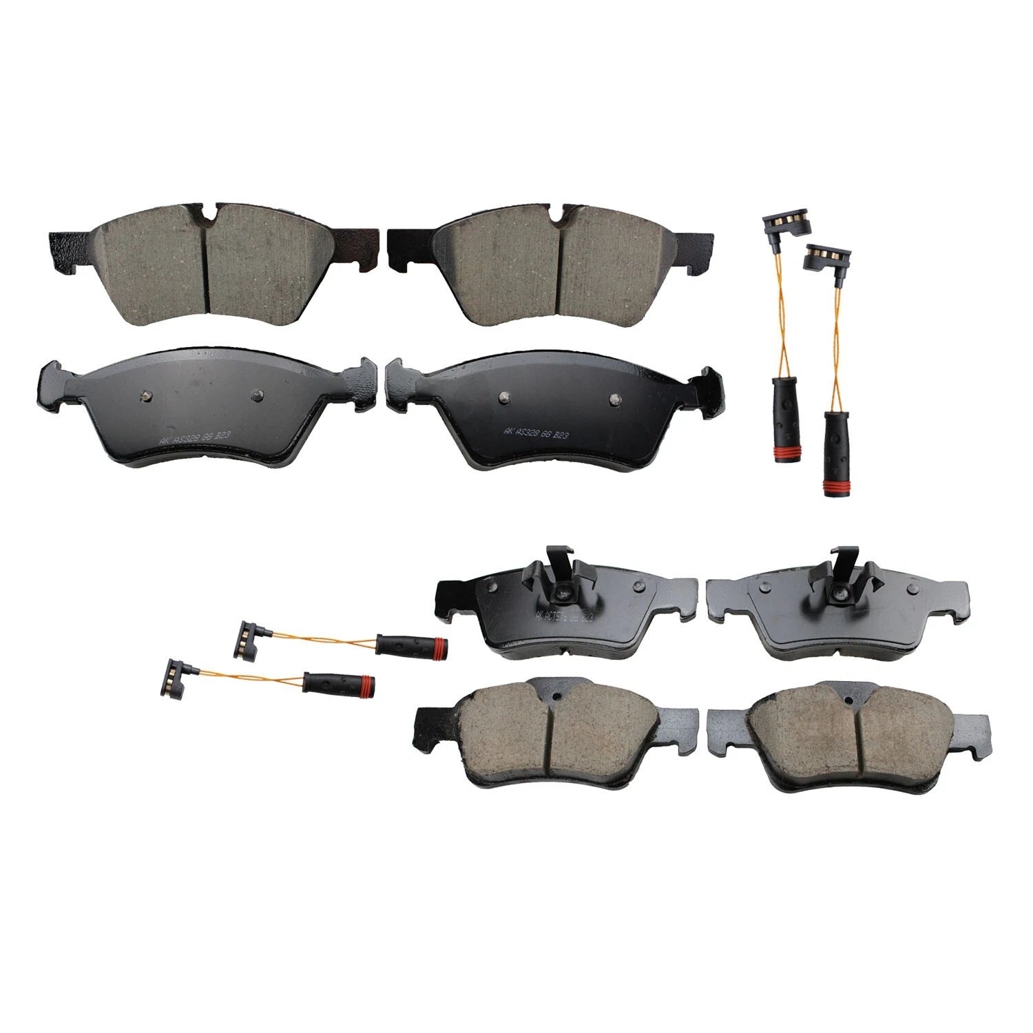 Akebono Euro Brake Pad Sensors Kit for MB W463 W164 W251 (2002–2018)