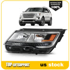 Driver Side Halogen Headlight Assembly for Ford Explorer (2016–2018)