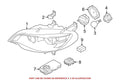 Headlight Bracket for BMW (63117311079)