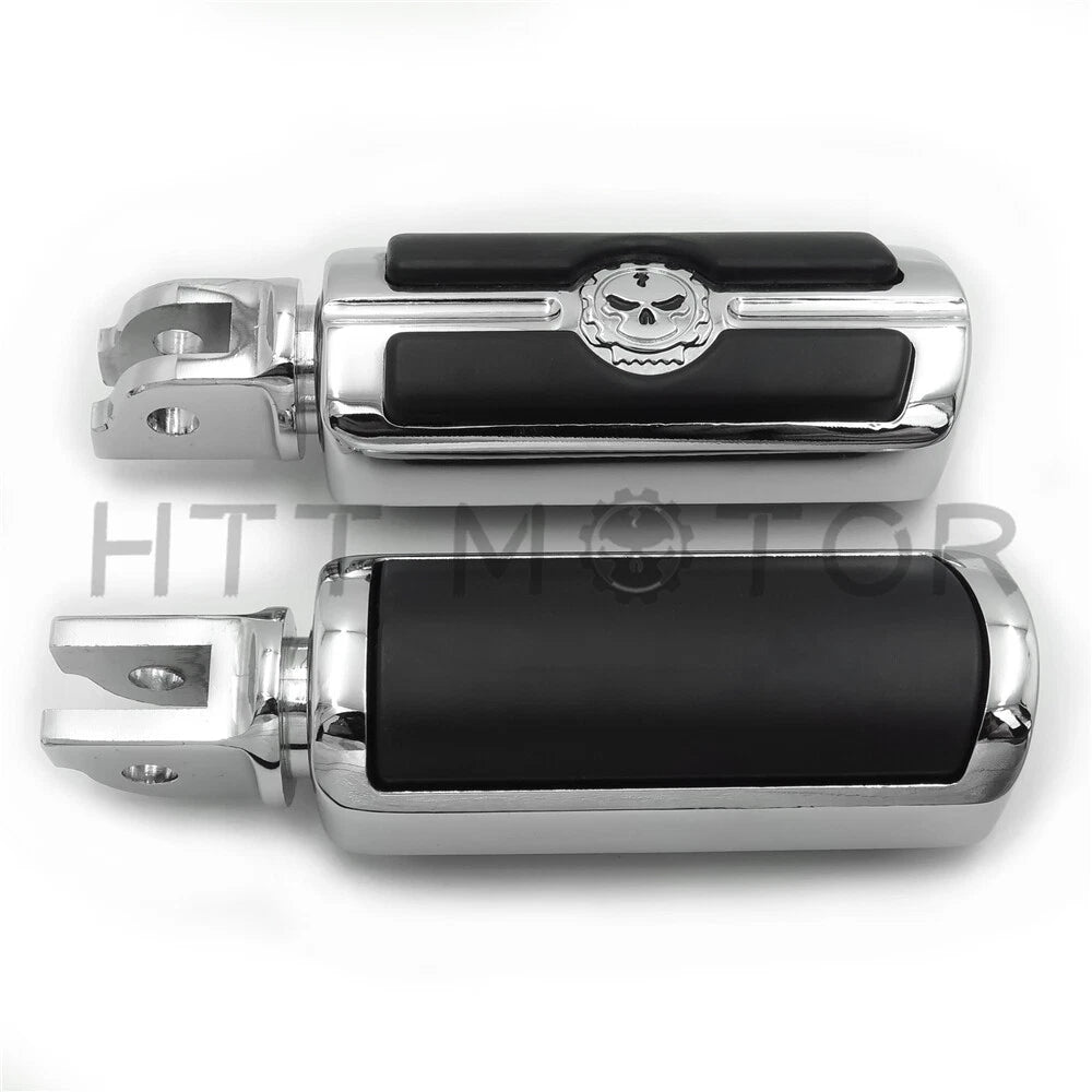 Chrome Gear Skull Footpeg for Harley Breakout FXBR/FXBRS (2018–2019)