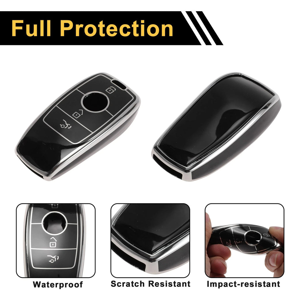 Key Fob Shell Cover Case for Mercedes-Benz (3 Buttons)