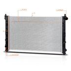 Aluminum Core Cooling Radiator for Mazda MPV (2002–2006) DPI-2768