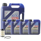 Liqui Moly Leichtlauf High Tech 5W-40 Engine Oil Change Kit for Audi S6 S7 S8 (2012–2020)