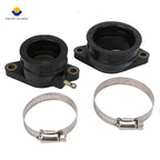 Set of 2 Carburetor Intake Manifold Boots for Yamaha Raptor 660 (2001–2005)