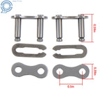 #41 1/2" Pitch Roller Chain 20ft with 2 Master Links for