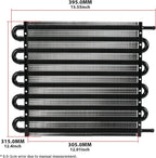 10 Row Transmission Oil Cooler Kit for Auto-Manual Radiator (Universal)