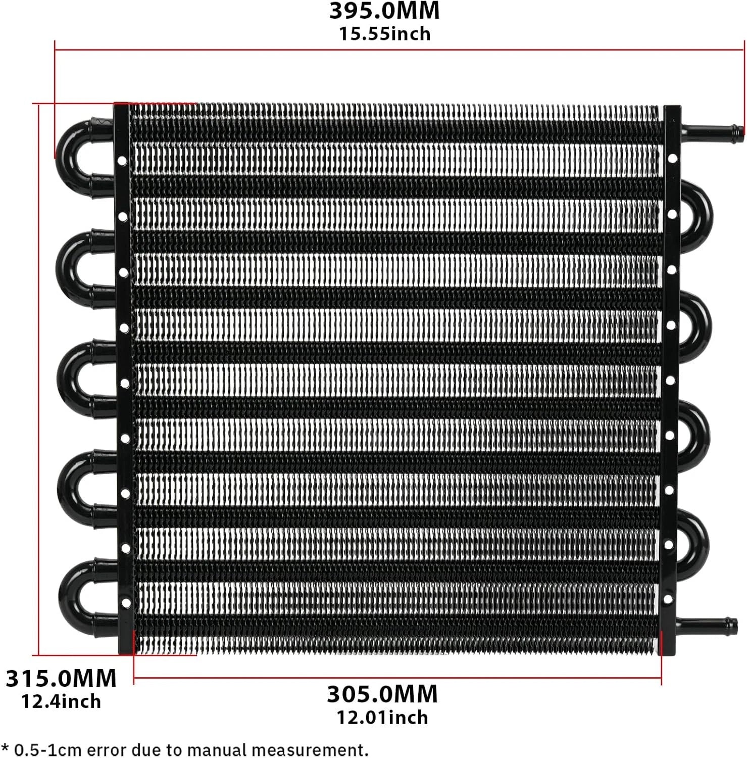 10 Row Transmission Oil Cooler Kit for Auto-Manual Radiator (Universal)
