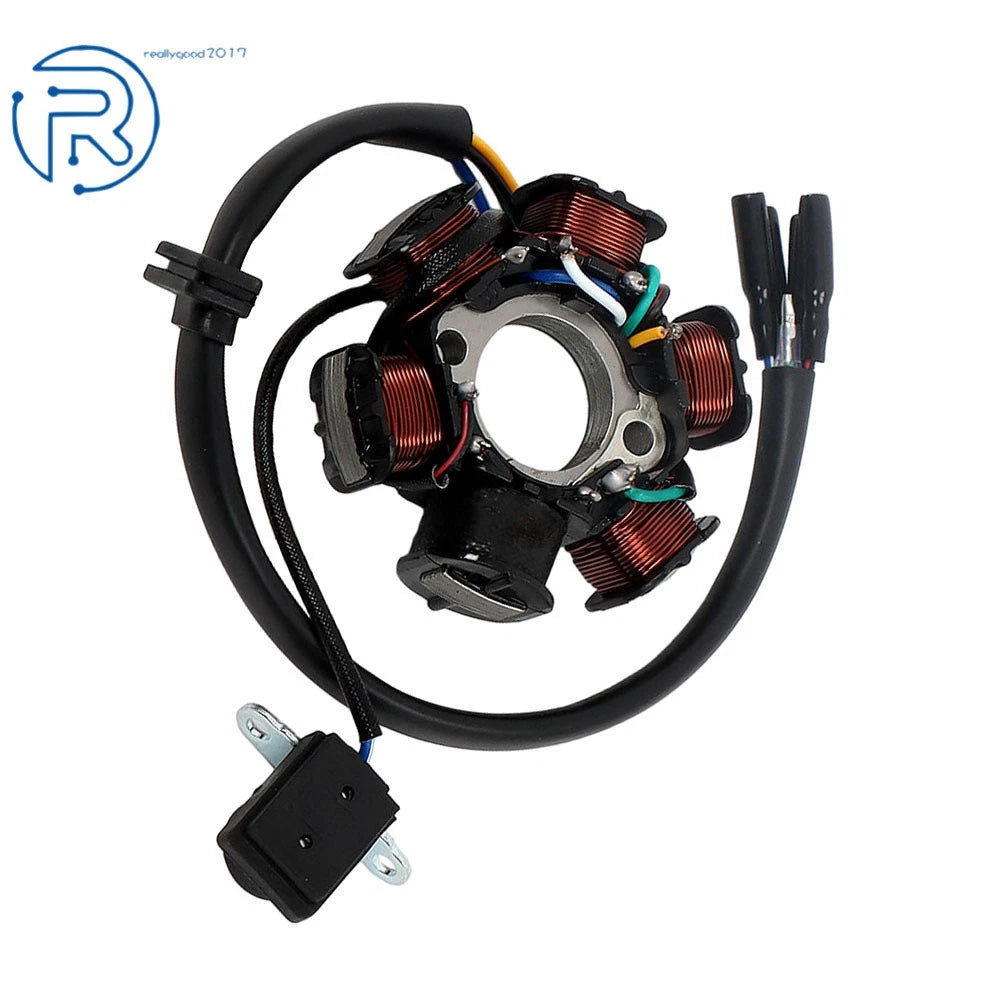 Coil Magneto Flywheel Stator for ATV 50cc 70cc 110cc 125cc (Year Range)