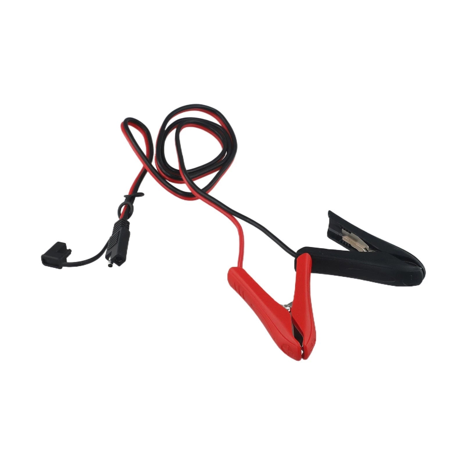 14AWG Crocodile Clip to SAE Connector Car Charge Extension Cable 1m