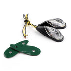 Clear Turn Signals for Kawasaki Ninja 250 500 ZX6 ZX7 ZX9 (2008–2012)