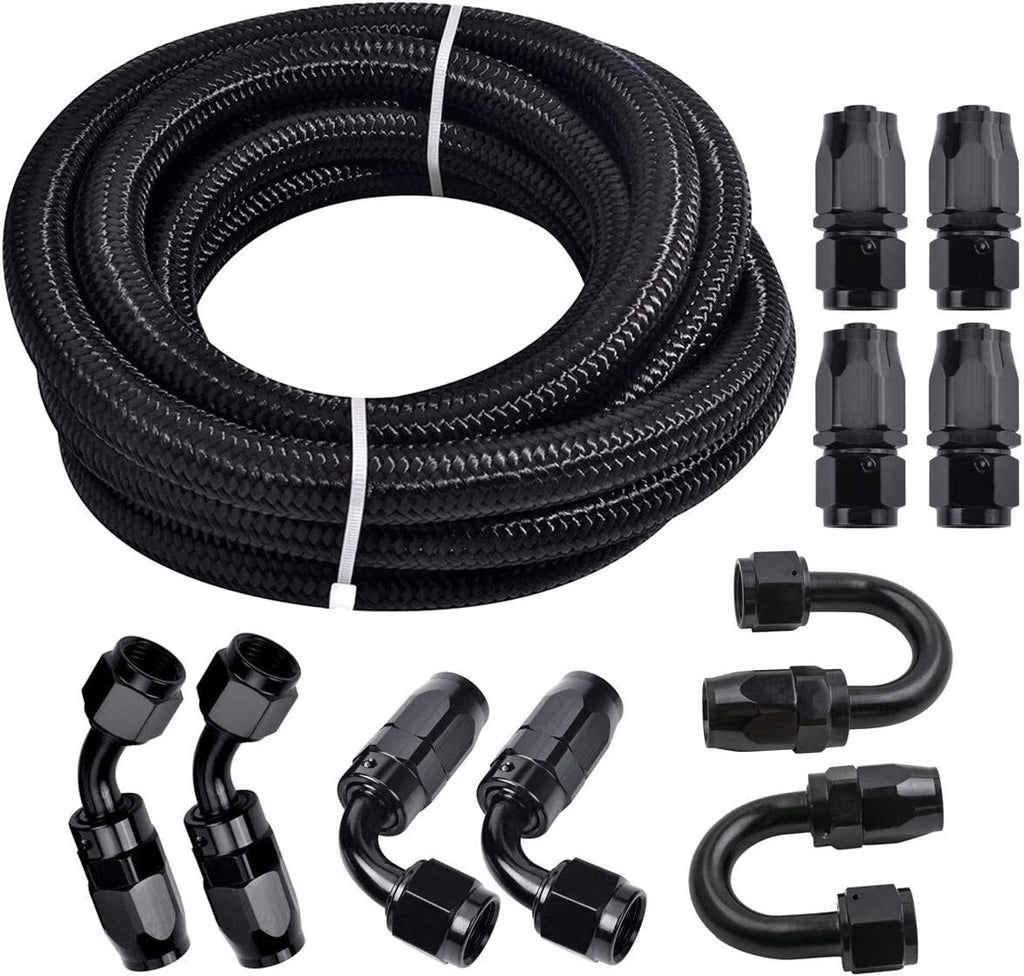 3/8 6AN Fuel Line Hose Kit for Universal Applications (20FT)