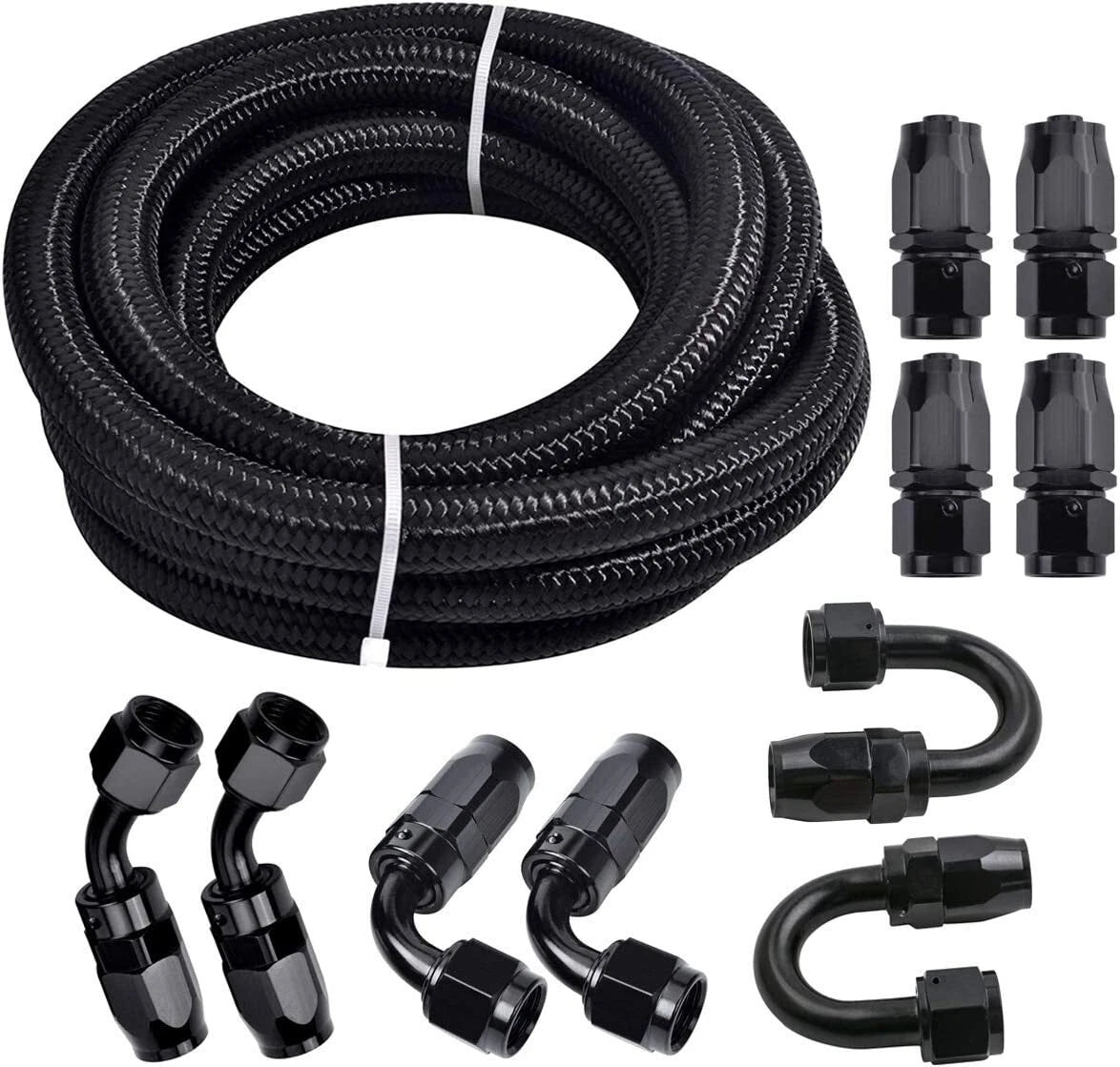 3/8 6AN Fuel Line Hose Kit for Universal Applications (20FT)
