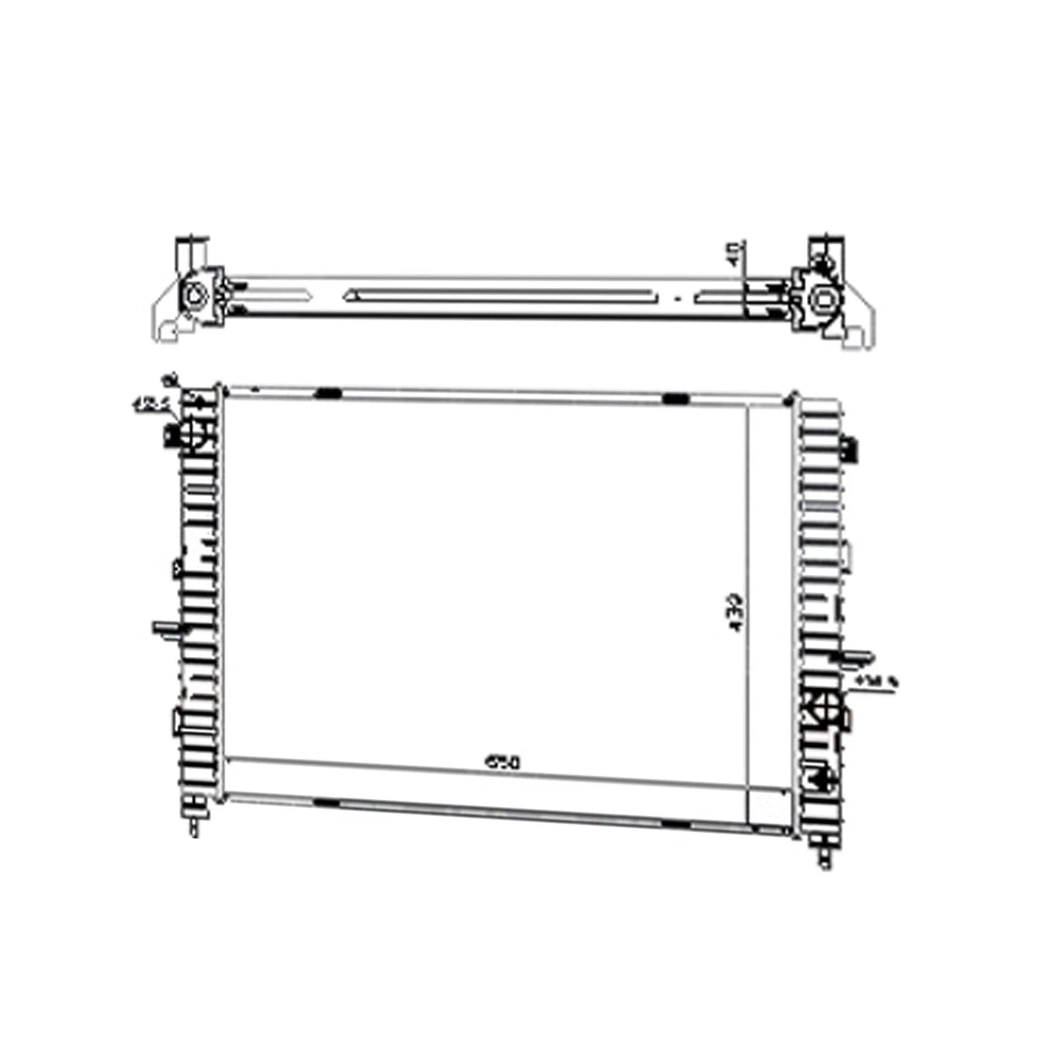 Radiator Replacement for 4.0L V8 Land Rover Discovery with A C (1999–2002)