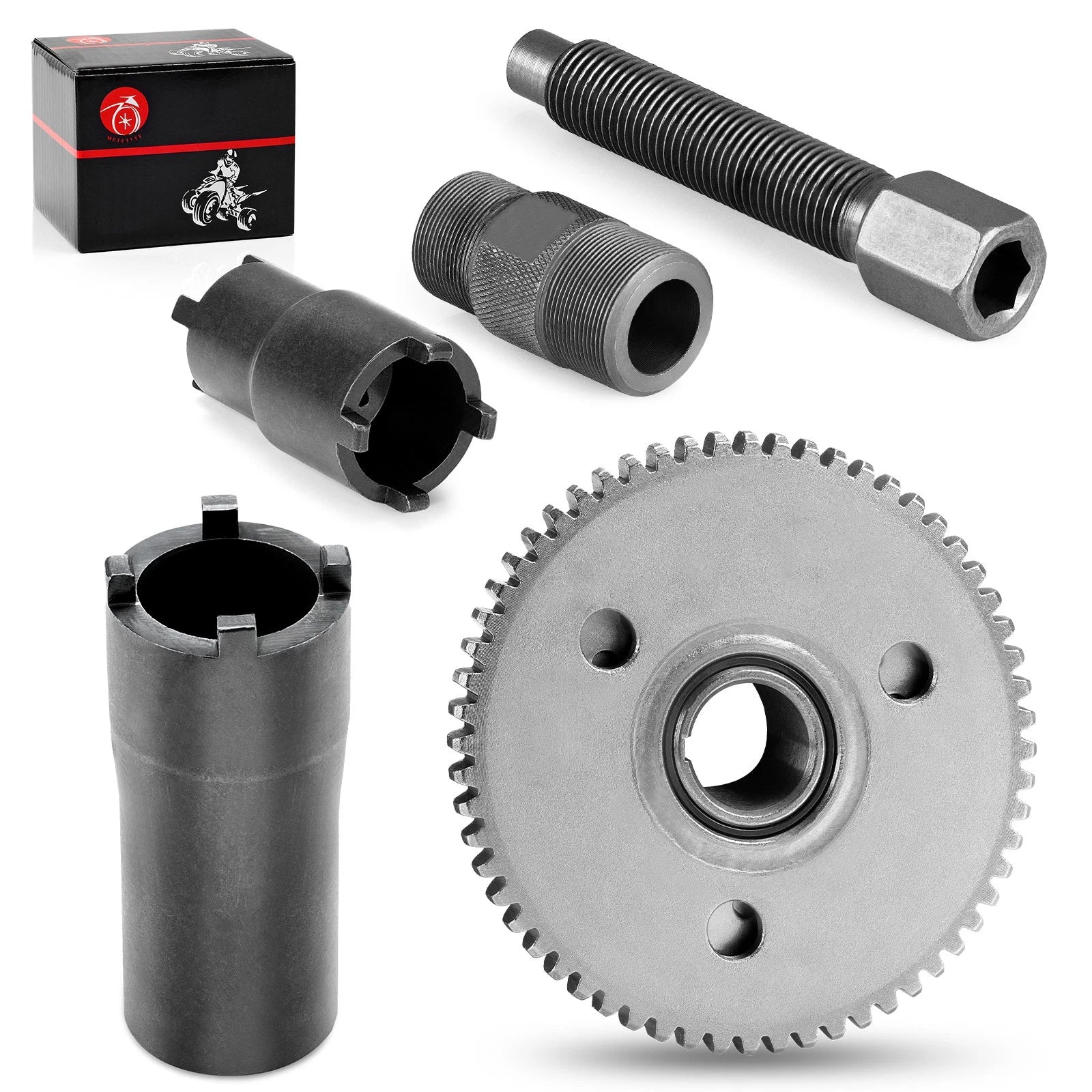 Starter Clutch Flywheel Puller Tool Kit for GY6 Scooter (152QMI, 157QMJ)