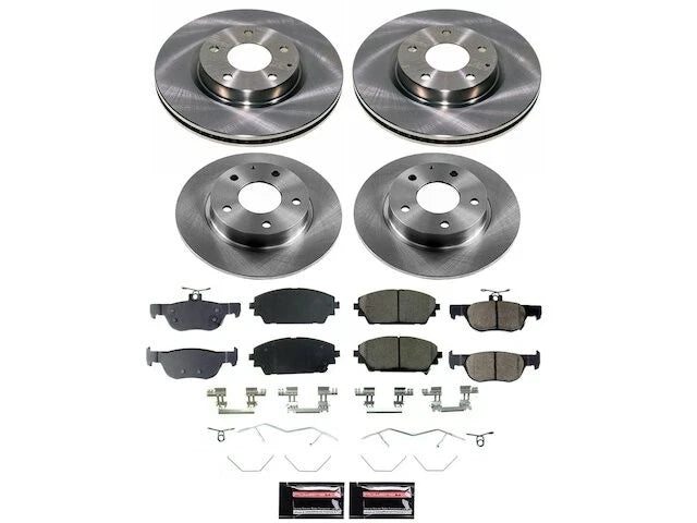 Brake Pad and Rotor Kit for Mazda 3 (2019–2024) JR642NR