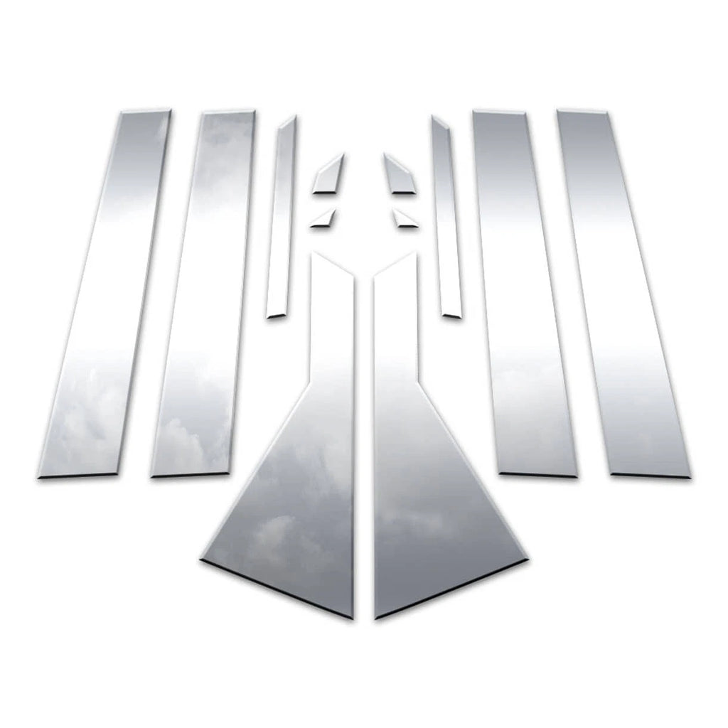Diamond Grade 12pc Stainless Steel Pillar Post Covers for 19-23 Hyundai Santa Fe
