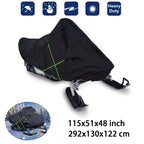 Snowmobile Cover for Polaris Ski Doo Yamaha (Fits up to 110'', Waterproof)