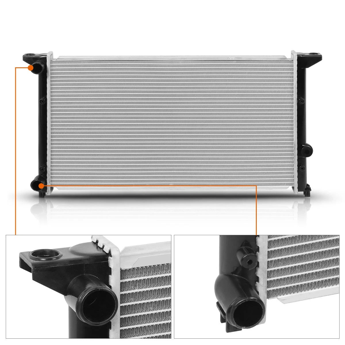 Aluminum Core Cooling Radiator for VW Golf/Jetta (1993–1999) DPI-1557