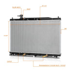 Full Aluminum Core Cooling Radiator DPI-2954 for Honda CR-V (2007–2009)