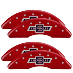 Caliper Covers Set of 4 Engraved for 2020-2024 Chevy Silverado 3500 HD