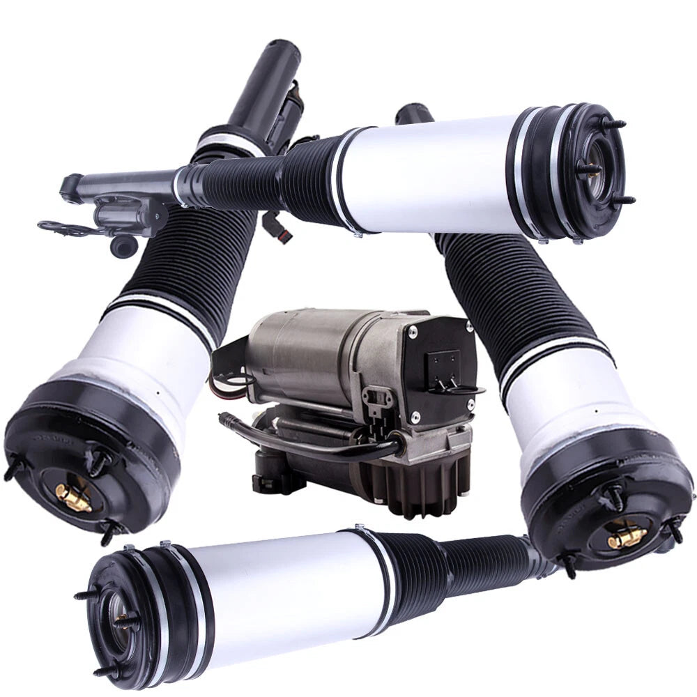 Set of 4 Air Suspension & Compressor for Mercedes S-Class W220 (1999–2006)