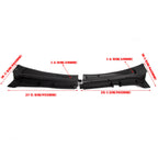 Windshield Wiper Cowl Panel Grille Set for Ford Super Duty F250 F350 (2011–2016)
