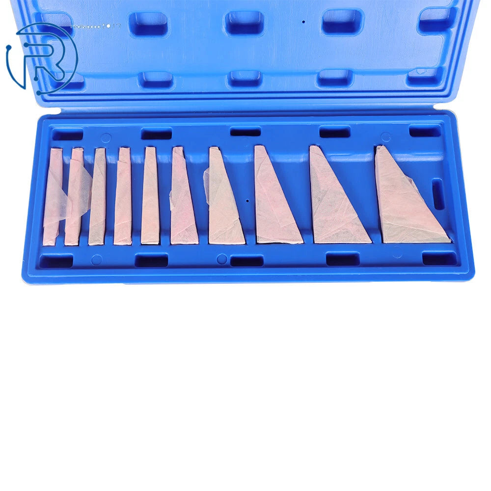 10Pcs Precision Angle Block Set for Gauge Measurement (1-5 & 5-30 Degrees)