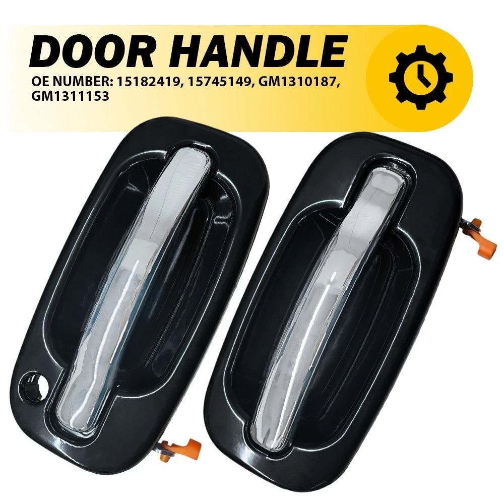 2X Front Door Handles RH & LH for Chevy Silverado GMC Sierra Cadillac (1999–2006)