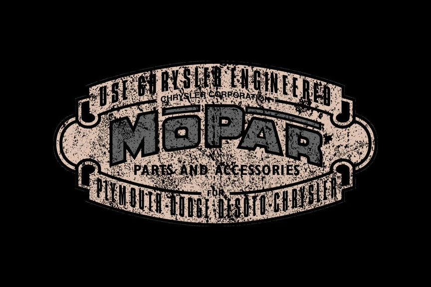 Mopar T Shirt Logo Emblem for 1937 Chrysler Corporation Heritage (1937–1937)