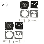 Set of 2 Carburetor Overhaul Rebuild Kit for Husqvarna 346XP 350 353 (RB-122)