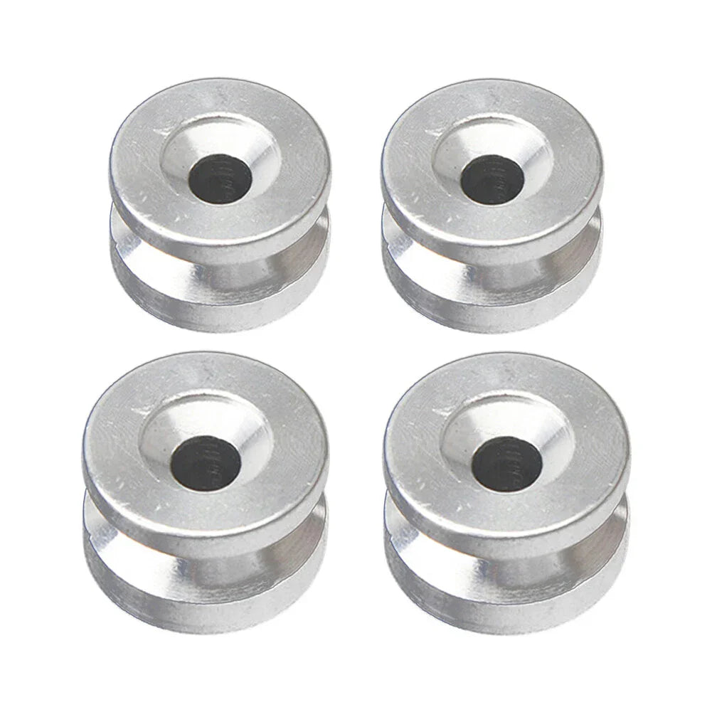 Trunk Base Plate Pad Bracket Bushing Spacer for Motorcycle Silver