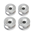 Trunk Base Plate Pad Bracket Bushing Spacer for Motorcycle Silver