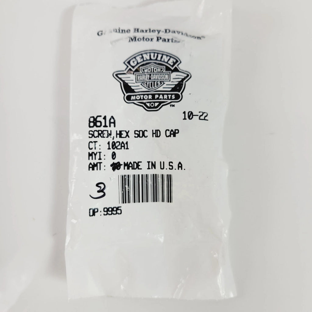 3X Hex Soc HD Cap Screw for Harley Davidson (861A)