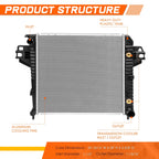 Aluminum Core Replacement Radiator for Jeep Liberty (2002–2006) DPI-2481