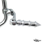 Chrome 5" Long Foot Peg Kit for CVO Limited FLHTKSE (2014–2020)