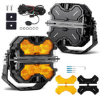LED Driving Light Pods 7" Spot Beam for Off Road Vehicles (IP68, 252W, 9-32V)