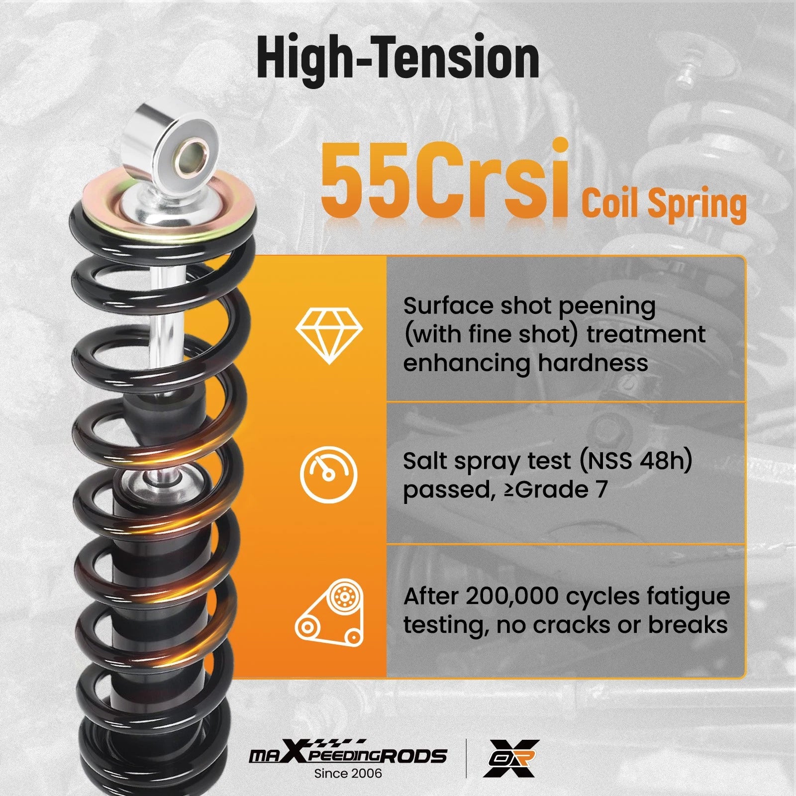 Front Shock Absorber Suspension Kit for John Deere Gator TH TS TX 4X2 (AM130448)