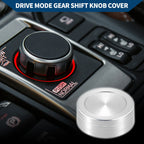 Drive Mode Gear Shift Knob Cover for Subaru Forester (2019–2022) Silver Tone