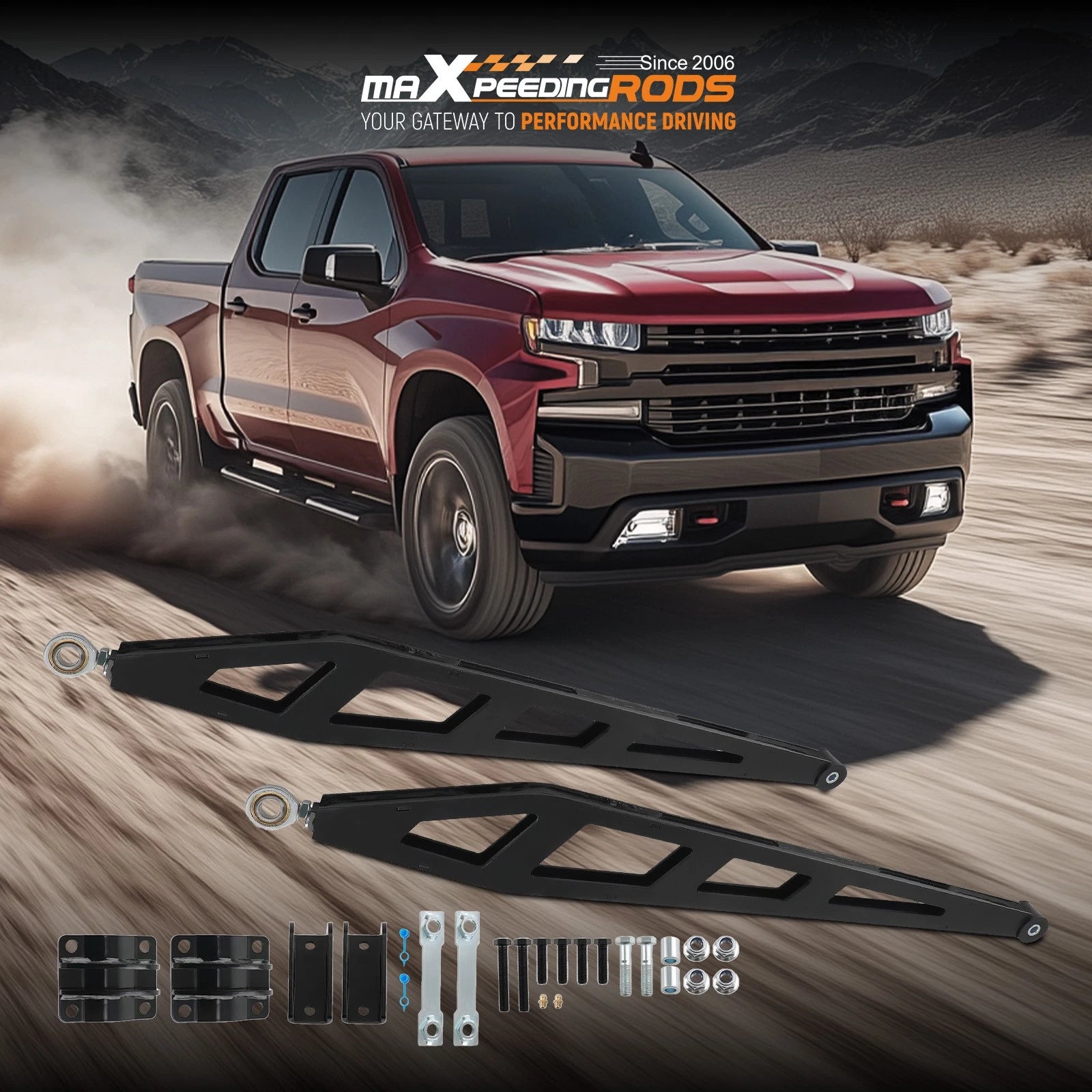Traction Bar for Chevy Silverado GMC Sierra 1500 4WD (2007–2018)